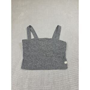 Vuori Shirt Womens Large Elevation Tank Top Square Neck Heather Grey